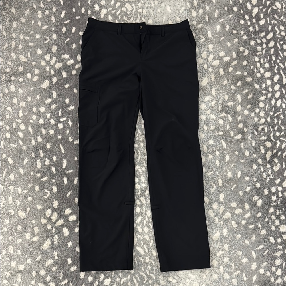 REI Black Cargo Pants Straight Leg